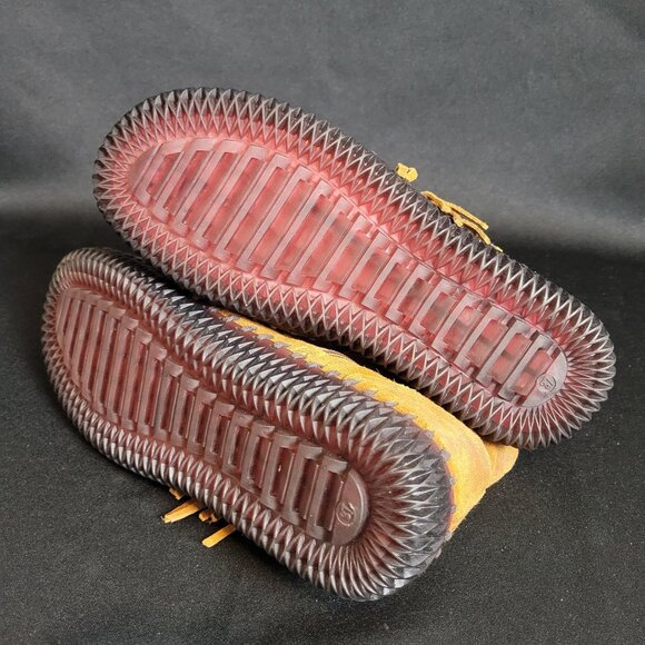 Antelope Size 37 / 6.5-7 US Suede Moccasins Boots Shoes Side Zip NEW! Hard Sole - Picture 7 of 9
